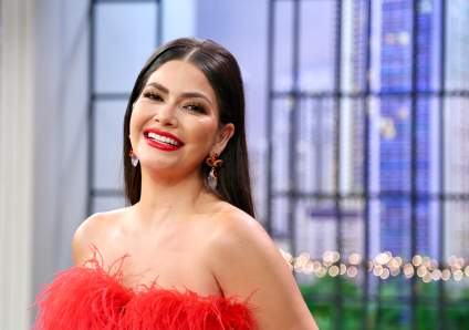 Ana Patricia Gámez y sus cuatro looks imperdibles en color rojo