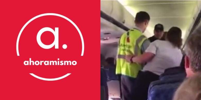 Mujer pier el control en pleno vuelo cuando su novio la deja