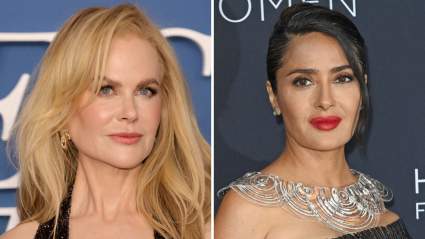 Salma Hayek vive incomodo momento con Nicole Kidman – VIDEO