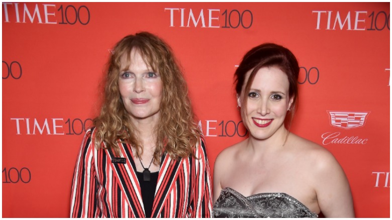 Mia Farrow and Dylan Farrow