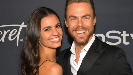 El juez Derek Hough habla siendo cuarentena con la novia Hayley Erbert