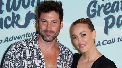 Peta Murgatroyd " Maks Chmerkovskiy Celebrar la gran Milestone del Hijo