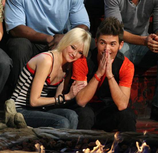 Courtney Yates and Todd Herzog at Survivor China reunion