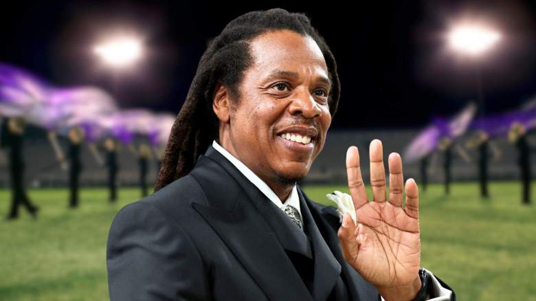 Jay-Z en el medio tiempo del Super Bowl