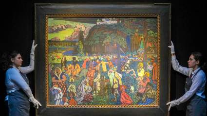 Pintura de Kandinsky robada por nazis: USD 42 millones
